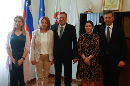 Кметът на София Йорданка Фандъкова посети Любляна